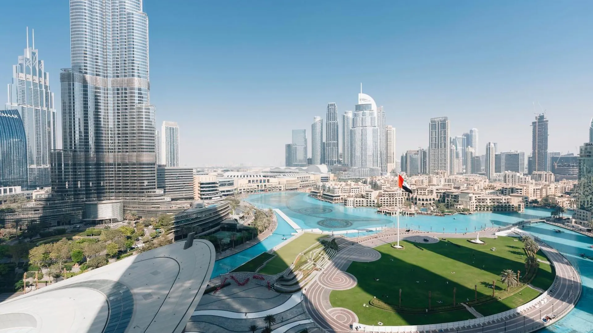 Stylish 2-Bedroom Luxury Stay In Downtown Dubai With Burj Khalifa & Fountain Views Spojené arabské emiráty